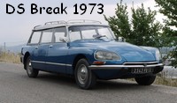 DS Break 1972 Bleue ...